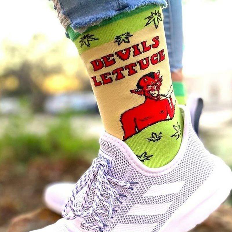 Groovy Things Co - Devil's Lettuce Weed Socks