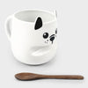 Dog Mug + Stick Spoon by Pikkii