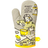 Droppin' A Recipe On Your Ass Oven Mitt - Blue Q