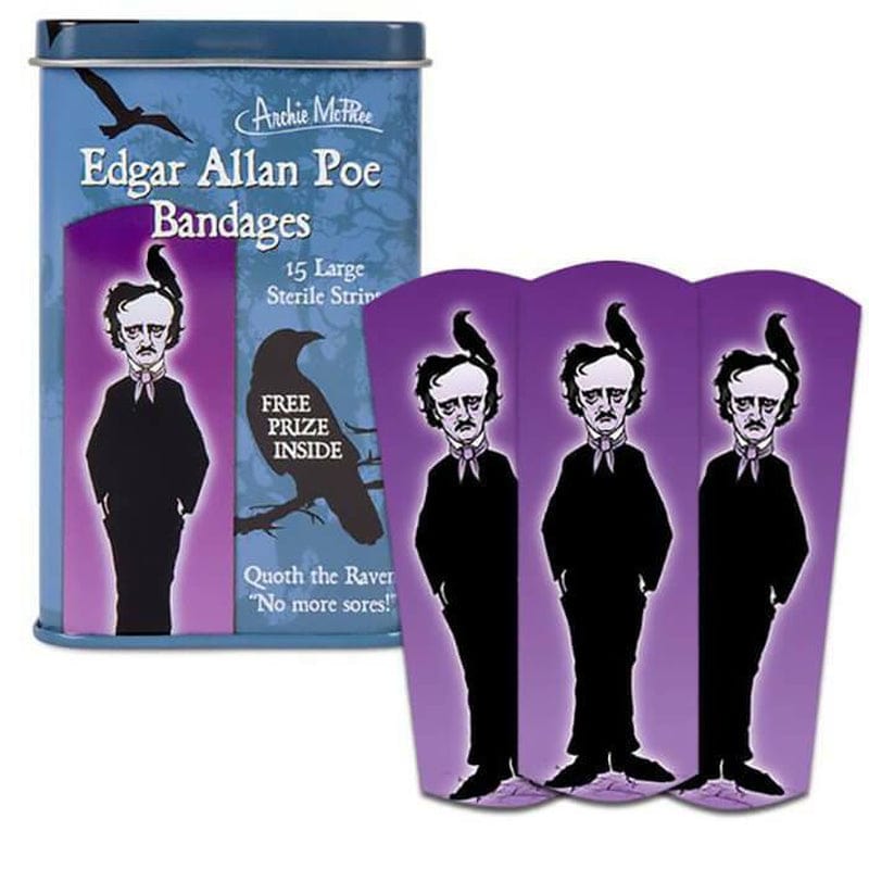 Edgar Allan Poe Bandages - Archie McPhee