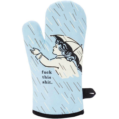 F*ck This Sh*t Oven Mitt - Blue Q