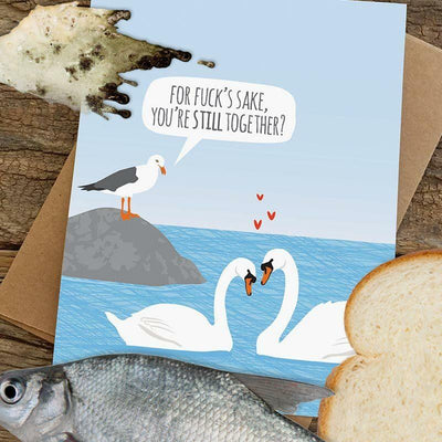 For F*ck's Sake Anniversary Card - Funny Greeting Cards - Modern Printed Matter