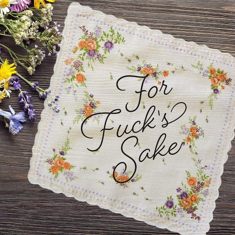 For Fuck's Sake Handkerchief - Boldfaced Goods