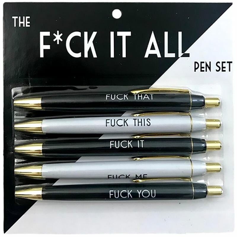 Inappropriate Pens - The Sweary Office Collection - The Inappropriate Gift  Co