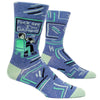 Fuck Off, I'm Gaming Men's Crew Socks - Blue Q