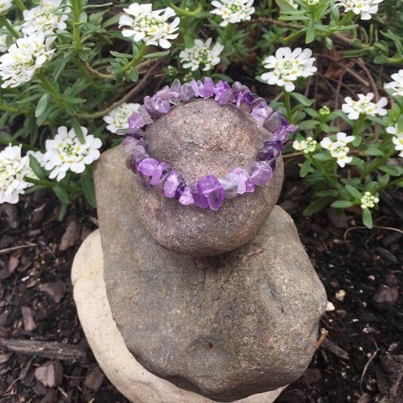 Genuine Amethyst Calming Crystal Bracelet - Perpetual Kid Exclusives