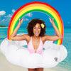 Giant Sparkling Rainbow Pool Float