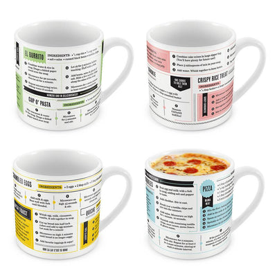 Grub Mugs Recipe Mug Set - Fred & Friends