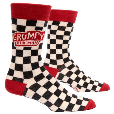 Grumpy Old Man Men's Socks - Blue Q