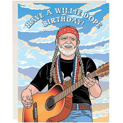 Have A Willie Nelson Dope Birthday Card