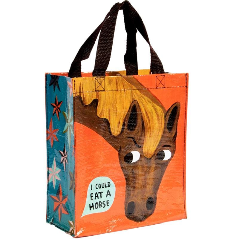 I Could Eat A Horse Handy Tote - Blue Q