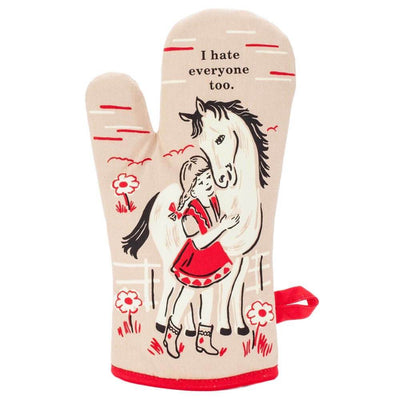 I Hate Everyone Too Oven Mitt - Blue Q