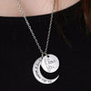 I Love You To The Moon And Back Necklace - Perpetual Kid Exclusives