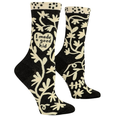 I Made A Good Kid Socks - Blue Q