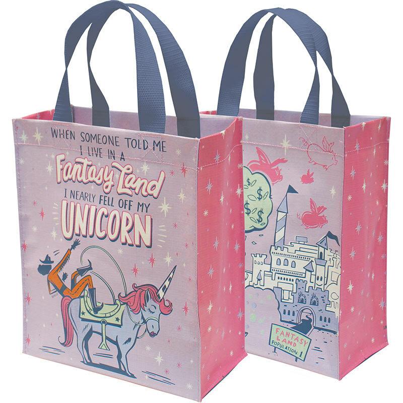 I Nearly Fell Off My Unicorn Fantasy Land Tote Bag - Primitives by Kathy