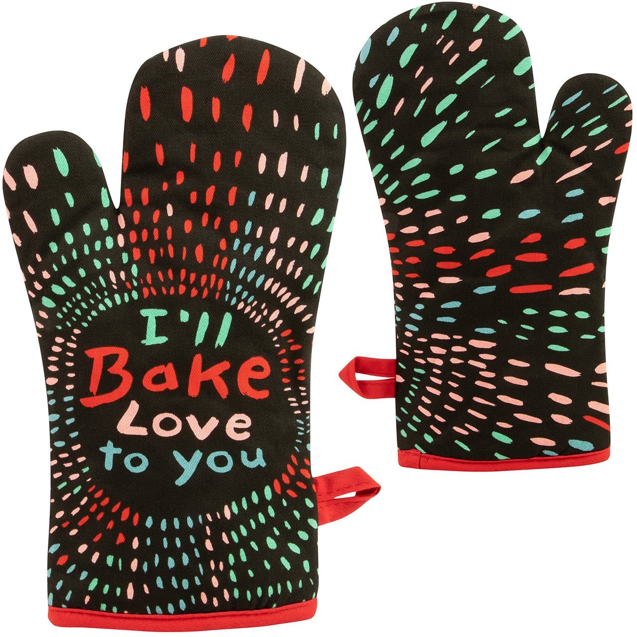 I'll Bake Love To You Oven Mitt - Blue Q