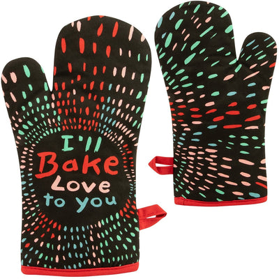 I'll Bake Love To You Oven Mitt - Blue Q