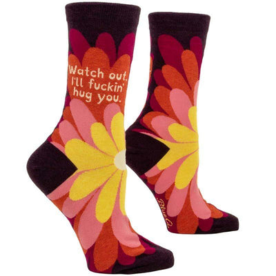 I'll F*ckin' Hug You Crew Socks - Blue Q