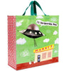 I'll Just Run In Real Quick UFO Shopper - Blue Q