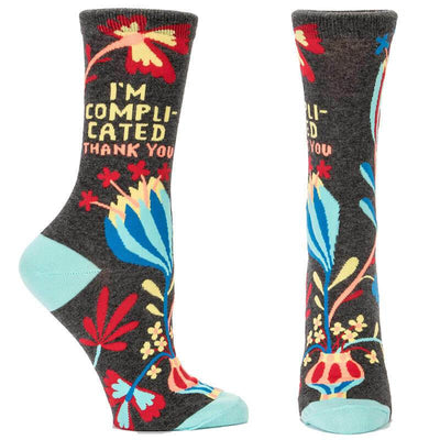 I'm Complicated Thank You Socks - Blue Q