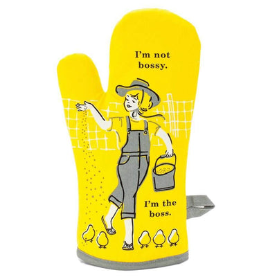 I'm Not Bossy, I'm The Boss Oven Mitt - Blue Q