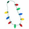 Jumbo Flashing Christmas Lights Necklace - Exclusive