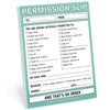 Permission Slip Nifty Notes - Knock Knock