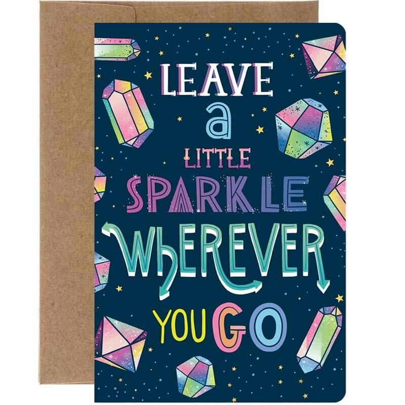 Leave A Little Sparkle Wherever You Go Birthday Card - Tree Free Greetings
