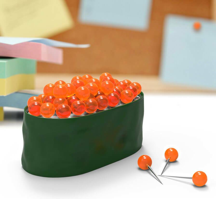 Maki Tacks Sushi Pushpins - Fred & Friends