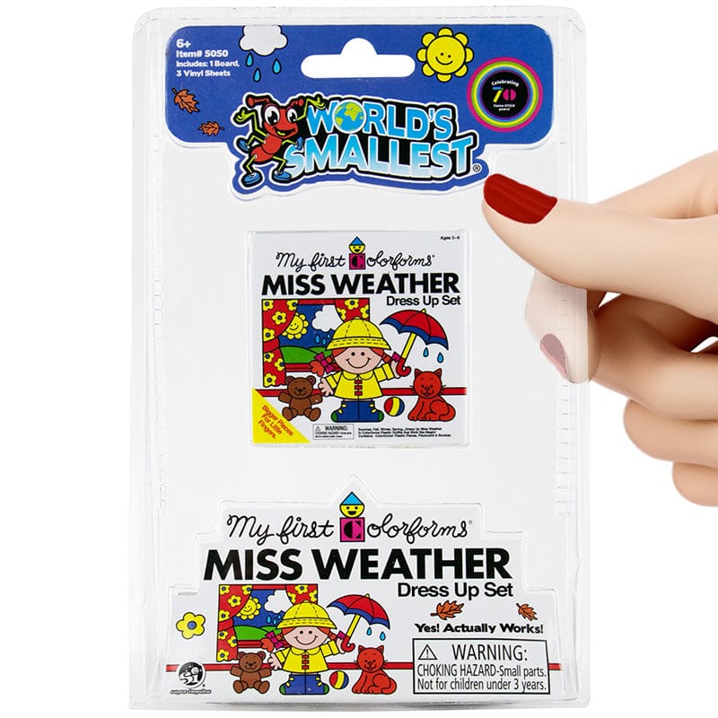 Miss Weather World's Smallest Colorforms - Super Impulse - Toy