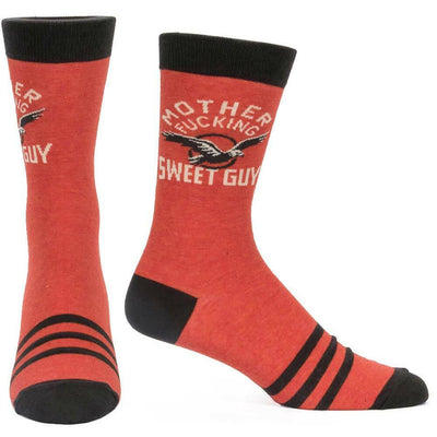 Motherf*cking Sweet Guy Men's Socks - Blue Q