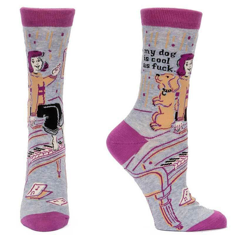 My Dog Is Cool As F*ck Socks - Blue Q