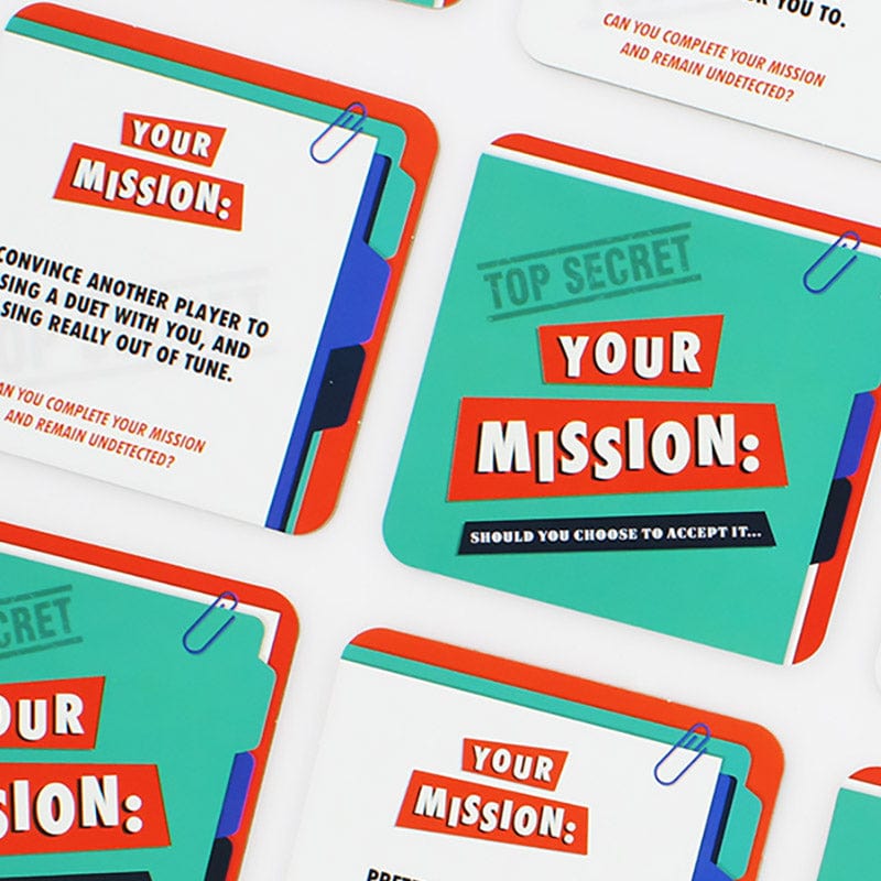 Mystery Missions Dinner Party Coasters by Ginger Fox