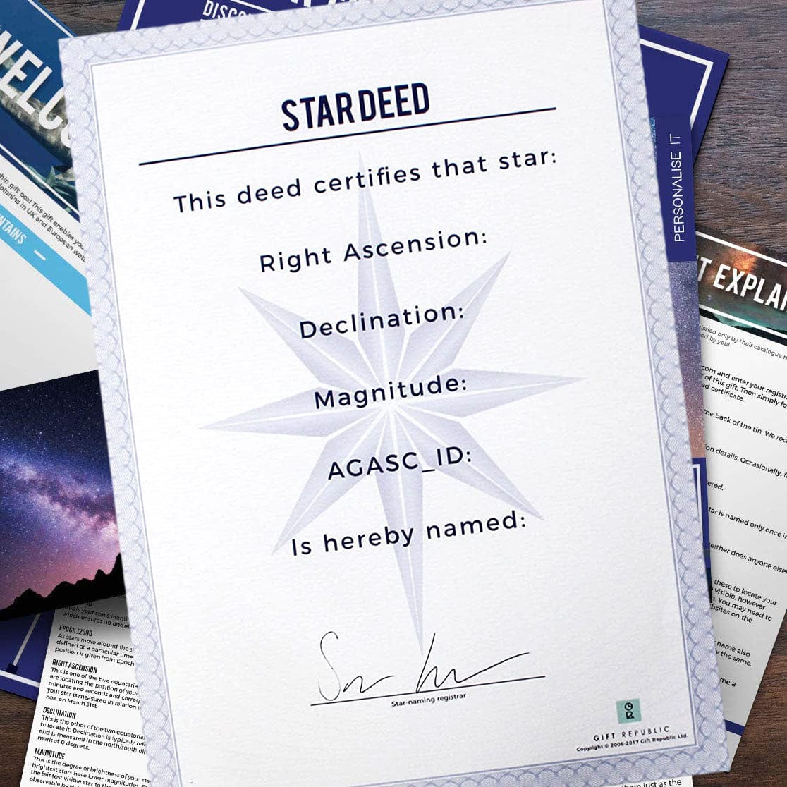 Name A Star by Gift Republic