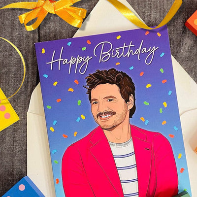 Pedro Pascal Happy Birthday Card