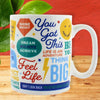 Positive Affirmations Mug by Ginger Fox