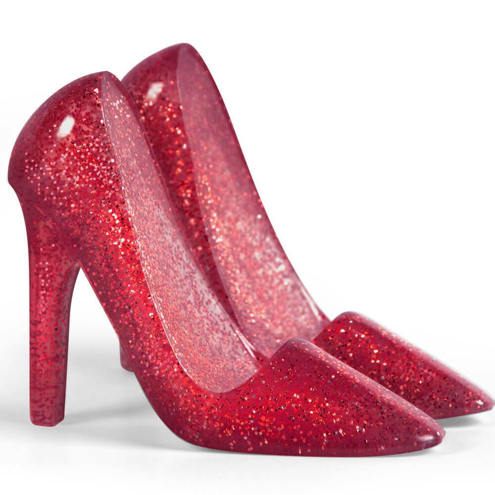 Pumped Up Ruby Red Glitter Phone Stand - Fred & Friends