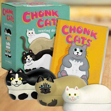 Chonk Cats Nesting Dolls by Running Press