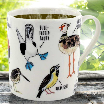 Fowl Language Bird Mug by Ginger Fox