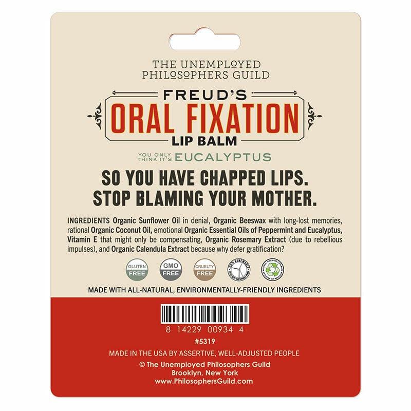 Freud's Oral Fixation Lip Balm by Unemployed Philosophers Guild