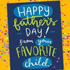 From Your Favorite Child Father's Day Card by Grey Street Paper