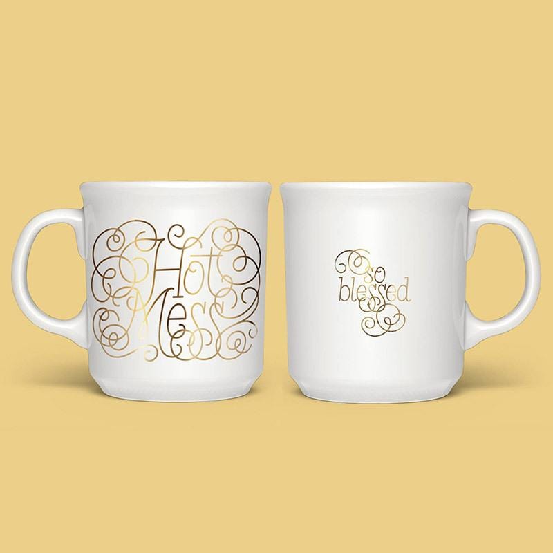 Hot Mess So Blessed Mug by Fred & Friends