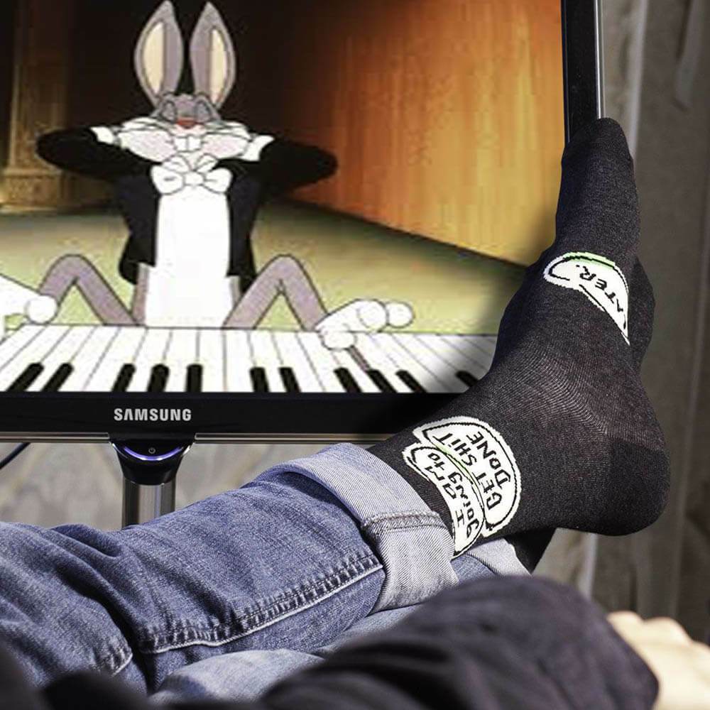 I Am Going To Get Sh*t Done. Later. Men's Socks by Blue Q