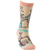 I Just Want To Be A Stay At Home Cat Mom Socks by Primitives by Kathy