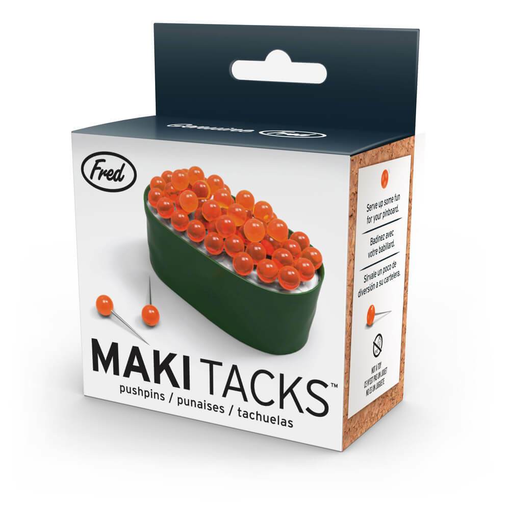 Maki Tacks Sushi Pushpins by Fred & Friends