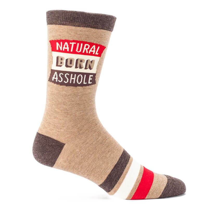 Natural Born Assh*le Men's Socks by Blue Q