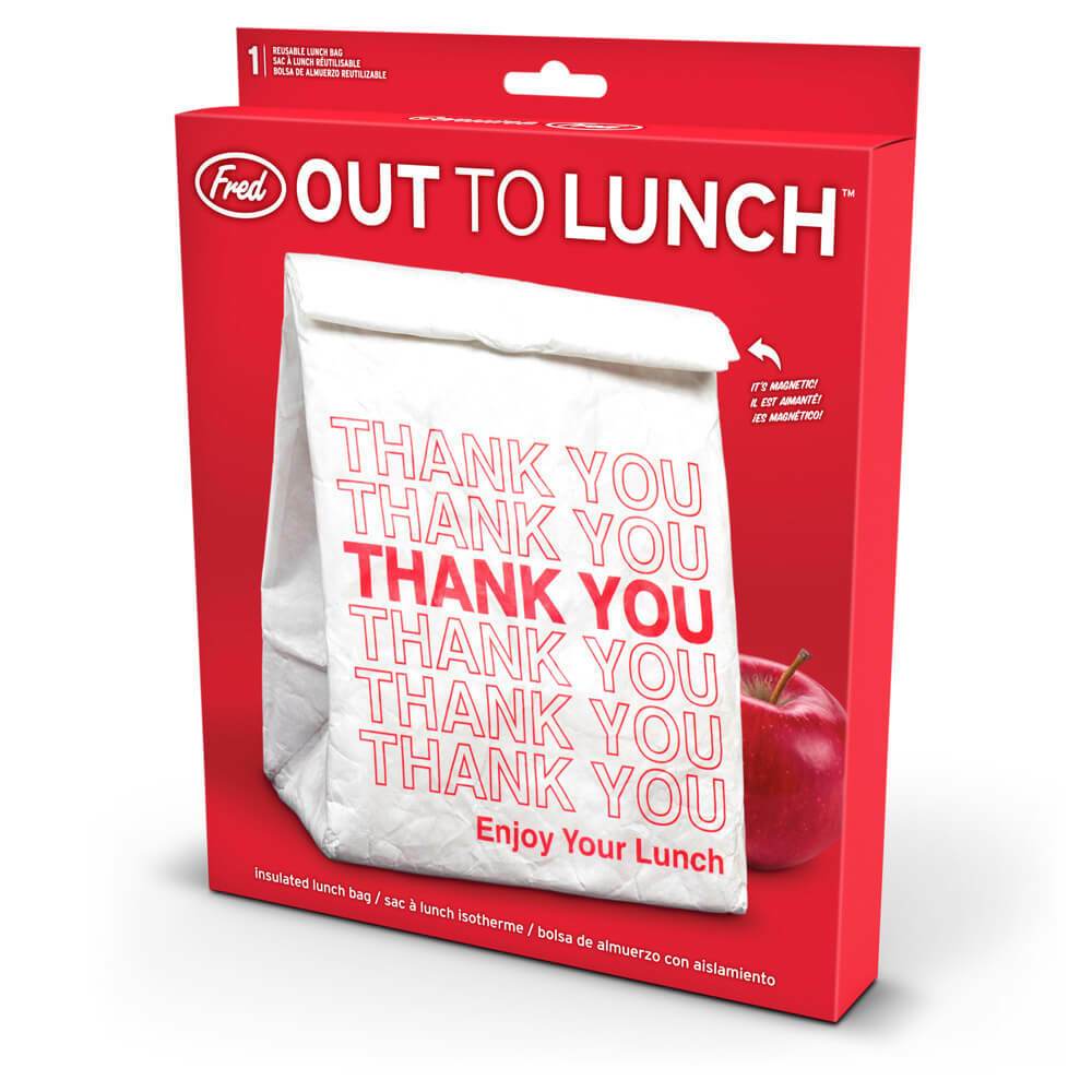 Out To Lunch Reusable Lunch Bag by Fred & Friends