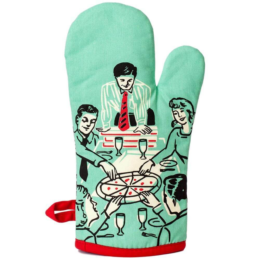 Pizza's Here Oven Mitt by Blue Q