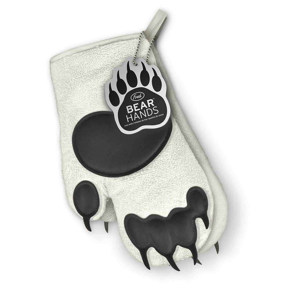 Polar Bear Hands Oven Mitts by Fred & Friends