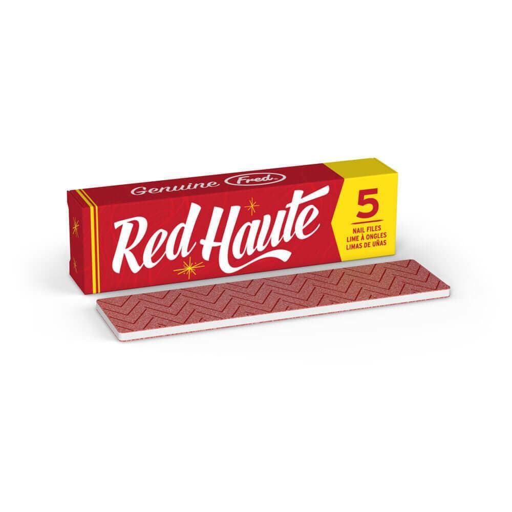 Red Haute Sticky Fingers Nail Files by Fred & Friends